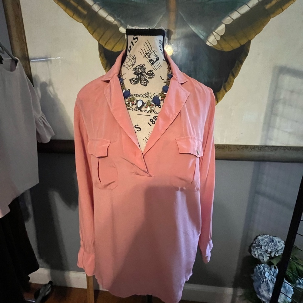 J. Crew Pink Blouse